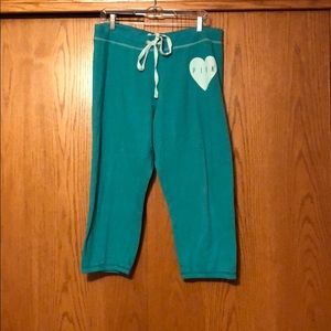 PINK Teal Sweatpants.